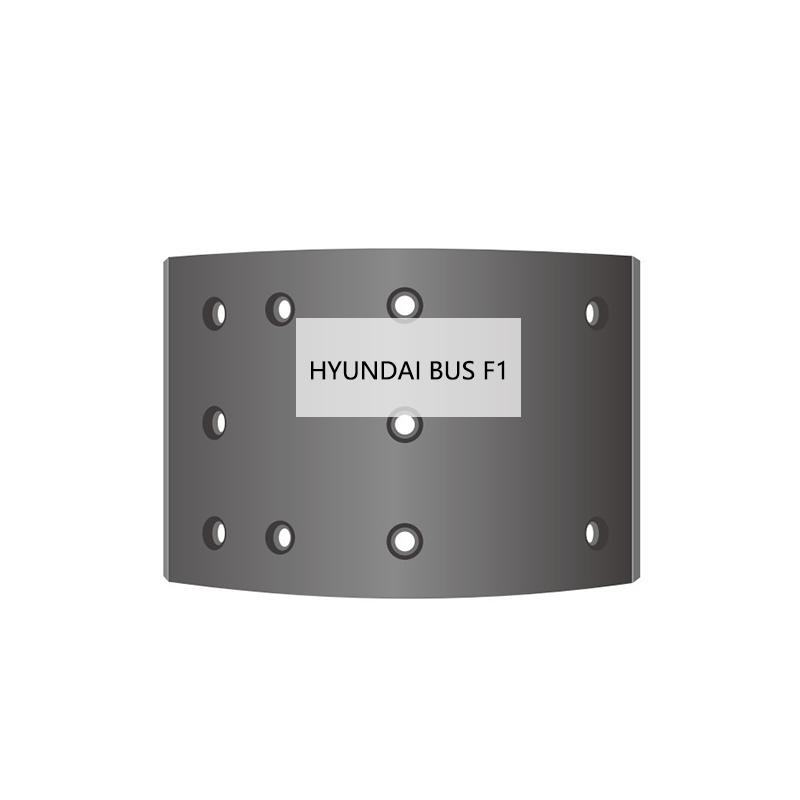 Non asbestos  brake lining  HYUNDAI BUS F1