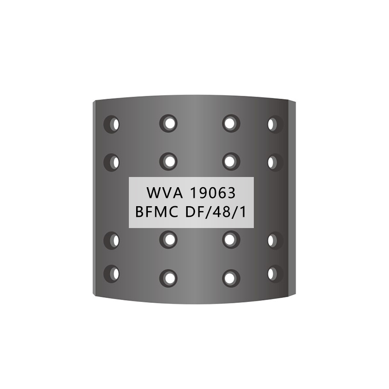 Ceramic brake lining WVA 19063;BFMC DF/48/1